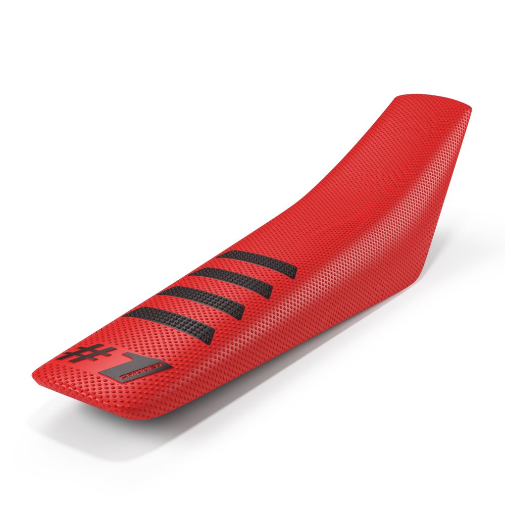 COPRISELLA UNIVERSALE ONEGRIPPER - RIBBED ROSSO E NERO –