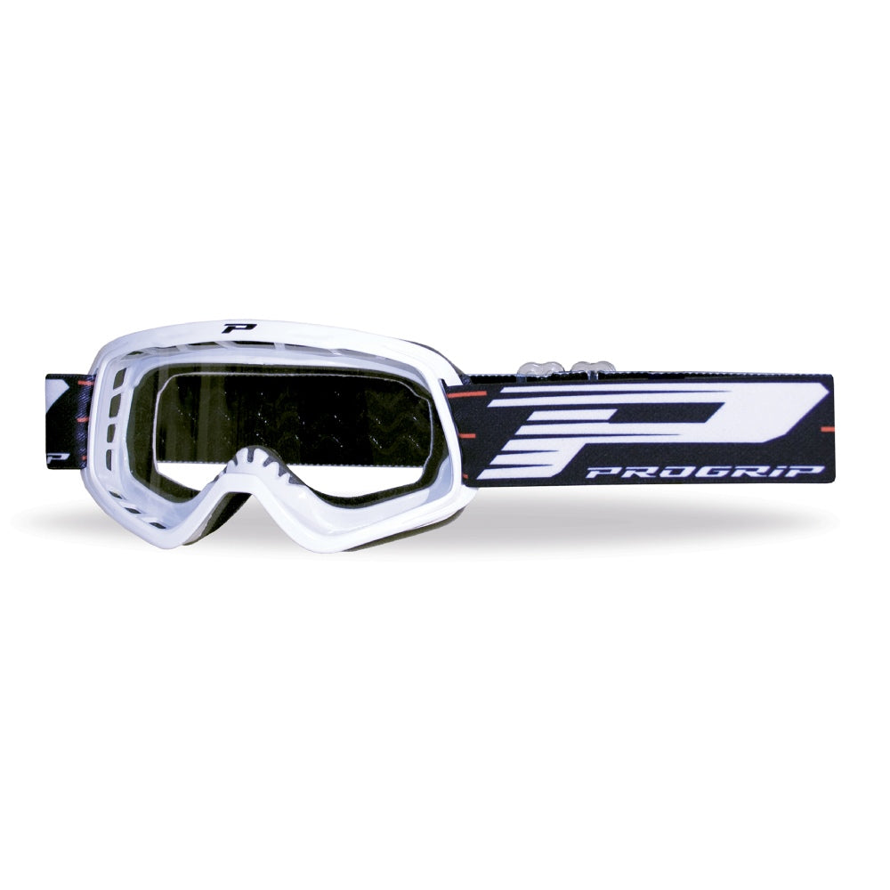 MASCHERA PRO GRIP CH KID - BIANCA LENTE TRASPARENTE